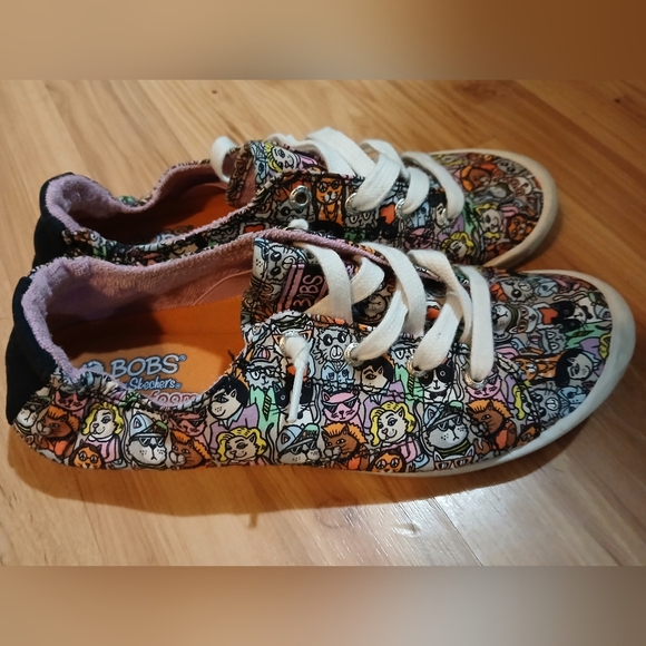 Bobs Sketchers Cat shoes size 10 - Picture 7 of 8